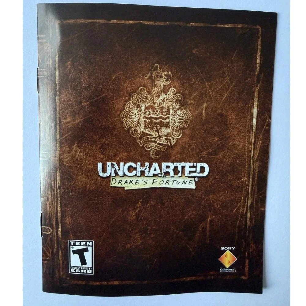 Uncharted Dual Pack 1‎ & 2 - Sony PlayStation 3 - CIB Slipcover & Both Manuals